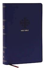 NKJV, End-of-Verse Reference Bible, Personal Size Large Print, Leathersoft, Blue, Red Letter, Comfort Print