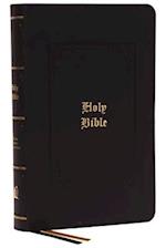 KJV, Personal Size Large Print Reference Bible, Vintage Series, Leathersoft, Black, Red Letter, Thumb Indexed, Comfort Print