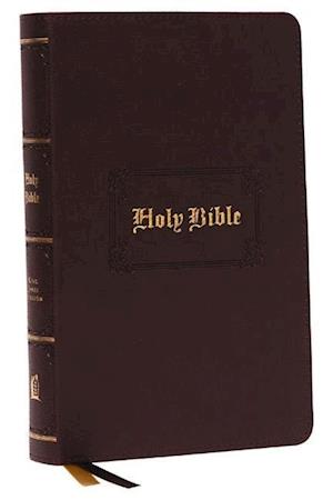 KJV, Personal Size Large Print Reference Bible, Vintage Series, Brown Leathersoft, Red Letter, Comfort Print