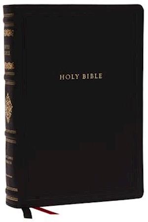 KJV, Wide-Margin Reference Bible, Sovereign Collection, Leathersoft, Black, Red Letter, Comfort Print