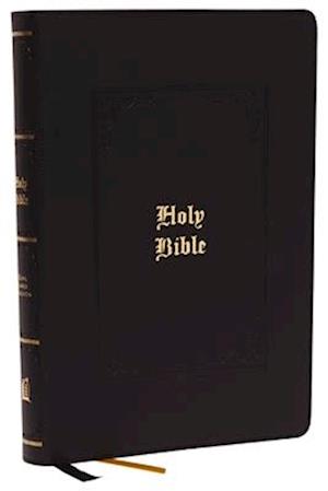 KJV Holy Bible: Large Print with 53,000 Center-Column Cross References, Black Leathersoft, Red Letter, Comfort Print (Thumb Indexed): King James Version