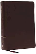 Nkjv, Interleaved Bible, Journal Edition, Genuine Leather, Brown, Red Letter, Comfort Print