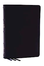 Nkjv, Large Print Thinline Reference Bible, Blue Letter, MacLaren Series, Genuine Leather, Black, Thumb Indexed, Comfort Print