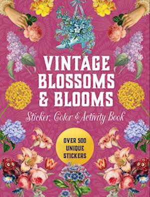 Vintage Blossoms and Blooms Sticker, Color & Activity Book