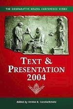 Text & Presentation, 2004