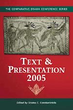 Text & Presentation, 2005