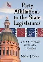 Dubin, M:  Party Affiliations in the State Legislatures