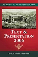 Text & Presentation, 2006