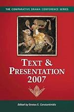 Text & Presentation, 2007