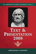 Text & Presentation, 2008