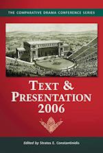 Text & Presentation, 2006