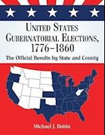 Dubin, M:  United States Gubernatorial Elections, 1776-1860