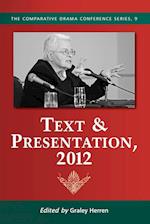 Text & Presentation, 2012