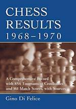 Felice, G:  Chess Results, 1968-1970