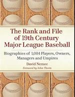 Rank and File of 19th Century Major League Baseball
