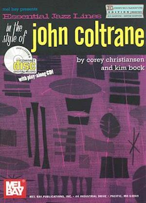 Essential Jazz Lines in the Style of John Coltrane, E-Flat Instruments Edition [With CD]