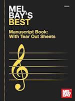 Mel Bay's Best Manuscript Book with Tear Out Sheets-12 Stave