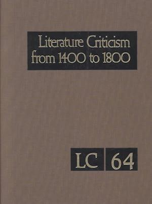 Literature Criticism from 1400 to 1800