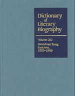 Dictionary of Literary Biography