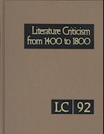 Literature Criticism from 1400 to 1800