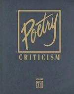 Poetry Criticism, Volume 71