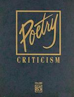 Poetry Criticism, Volume 85