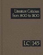 Literature Criticism from 1400 to 1800