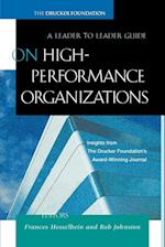 On High Performance Organizations