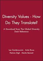 Diversity Values - How Do They Translate?