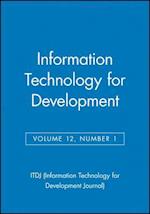 Information Technology for Development, Volume 12, Number 1