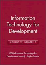 Information Technology for Development, Volume 12, Number 2