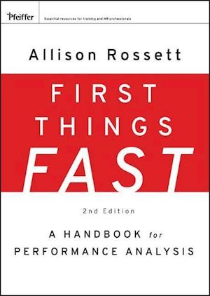 First Things Fast – A Handbook of Performance Analysis 2e