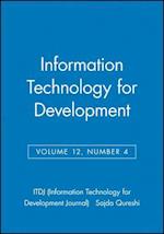 Information Technology for Development, Volume 12, Number 4