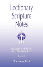 Lectionary Scripture Notes, Cycle a