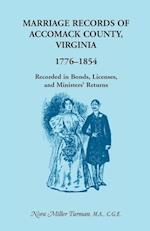 Marriage Records of Accomack County, Virginia, 1776-1854