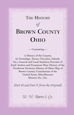 The History of Brown County, Ohio