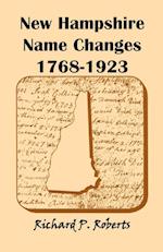 New Hampshire Name Changes, 1768-1923