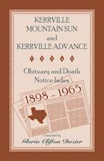 Kerrville Mountain Sun and Kerrville Advance Obituary and Death Notice Index, 1898-1965