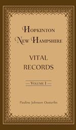 Hopkinton, New Hampshire, Vital Records, Volume 1