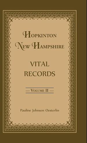 Hopkinton, New Hampshire, Vital Records, Volume 2