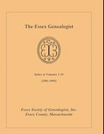 The Essex Genealogist, Index to Volumes 1-15 (1981-1995)