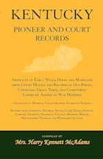 Kentucky Pioneer And Court Records