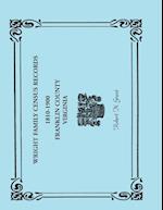 Wright Family Census Records, Franklin County, Virginia, 1810-1900