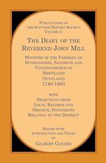 The Diary of the Rev. John Mill