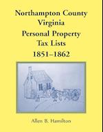 Northampton County, Virginia Personal Property Tax Lists, 1851-1862