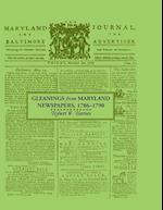 Gleanings from Maryland Newspapers 1786-90