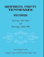 Humphreys County, Tennessee Records