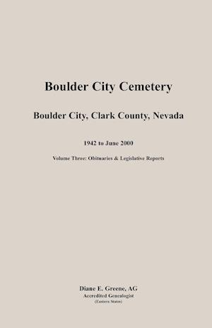 Boulder City, Cemetery, Volume 3