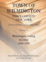 Town of Wilmington, Essex County, New York, Transcribed Serial Records, Volume 13, Wilmington Voting Records, 1860-1900 