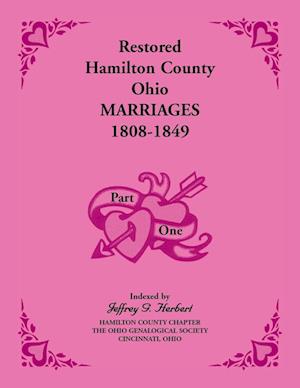 Restored Hamilton County, Ohio, Marriages, 1808-1849